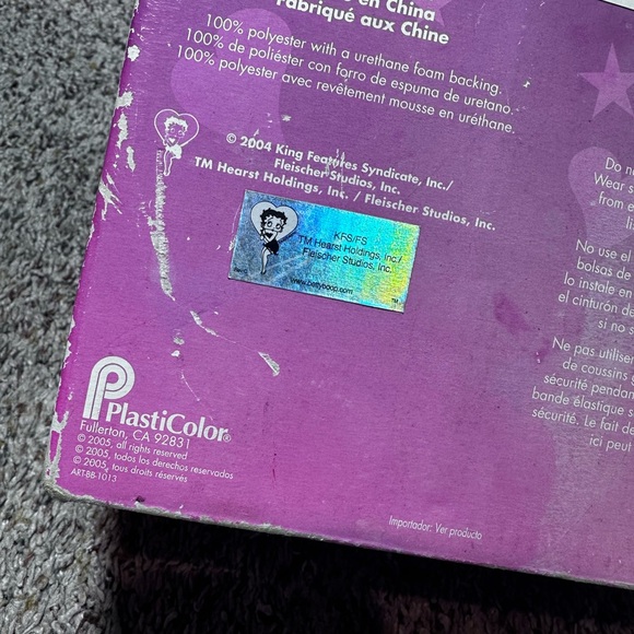 Betty Boop Aloha Car Seat Cover by PlastiColor – 2004 Vintage Graphic - Picture 3 of 8